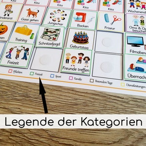 Wochenplan Kinder personalisierbar, Wöchentliche Aktivitäten, Wochenplaner Kinder, Kinderkalender, Montessori Bild 7