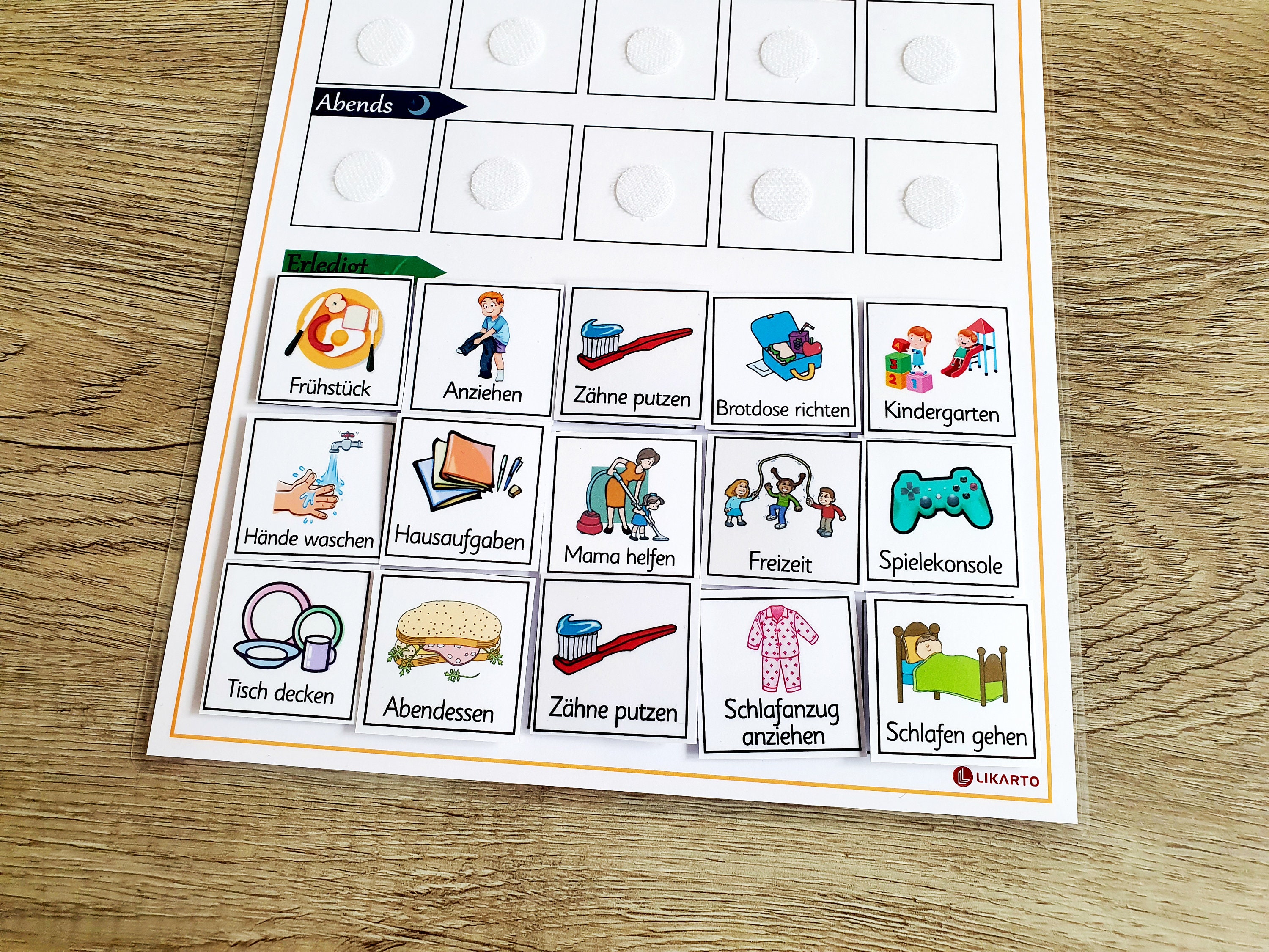 Tagesplan für Kinder personalisierbar Tägliche Aufgaben - Etsy.de