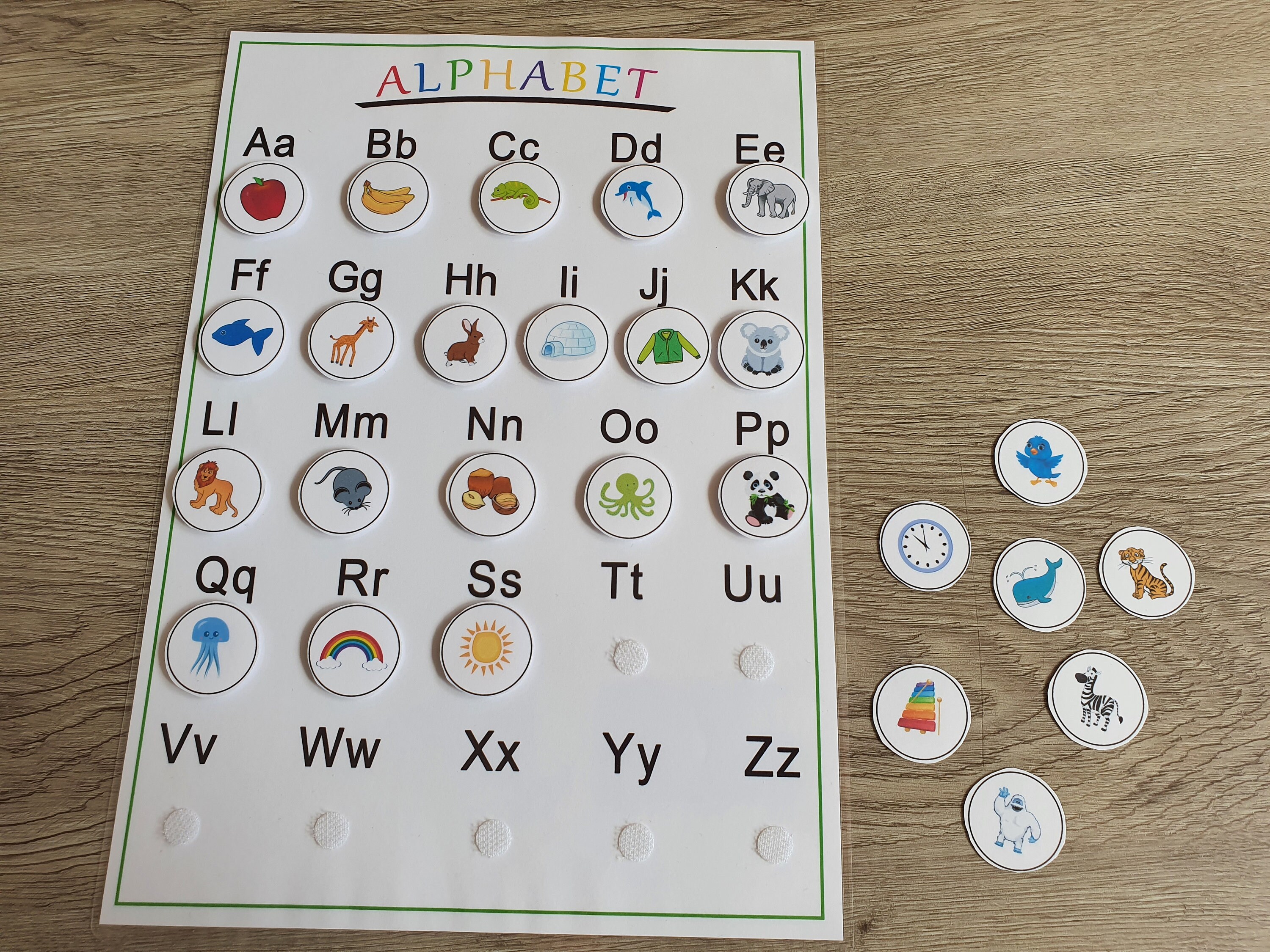Alphabetspiel für Kinder Buchstaben und lesen lernen | Etsy