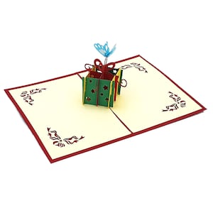 Pop-Up Karte Geschenkbox, 3D Geburtstagskarte, Geschenkkarte, Geschenk zum Geburtstag