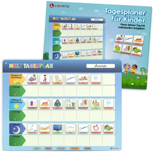 Wochenplan für Kinder, Montessori Wochenplan Kinder, Tagesablauf Kinder, Tagesplan Kinder magnetisch, Montessori, Kinder Wochenplan magnetisch, Wochenkalender Kinder, Wochenplan Kinder magnetisch, Wochenplaner Kinder