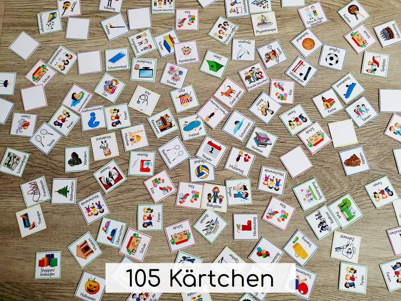 Wochenplan Kinder personalisierbar, Wöchentliche Aktivitäten, Wochenplaner Kinder, Kinderkalender, Montessori Bild 6