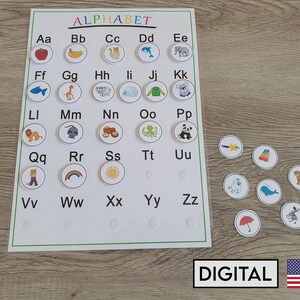 Kids Letter Learning Game, Learn Your Letters Game, Preschool Letters Game, Kids Learning Game, Gift for Preschool Teacher