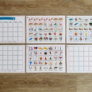 Wochenplan Kinder personalisierbar, Wöchentliche Aktivitäten, Wochenplaner Kinder, Kinderkalender, Montessori Bild 10