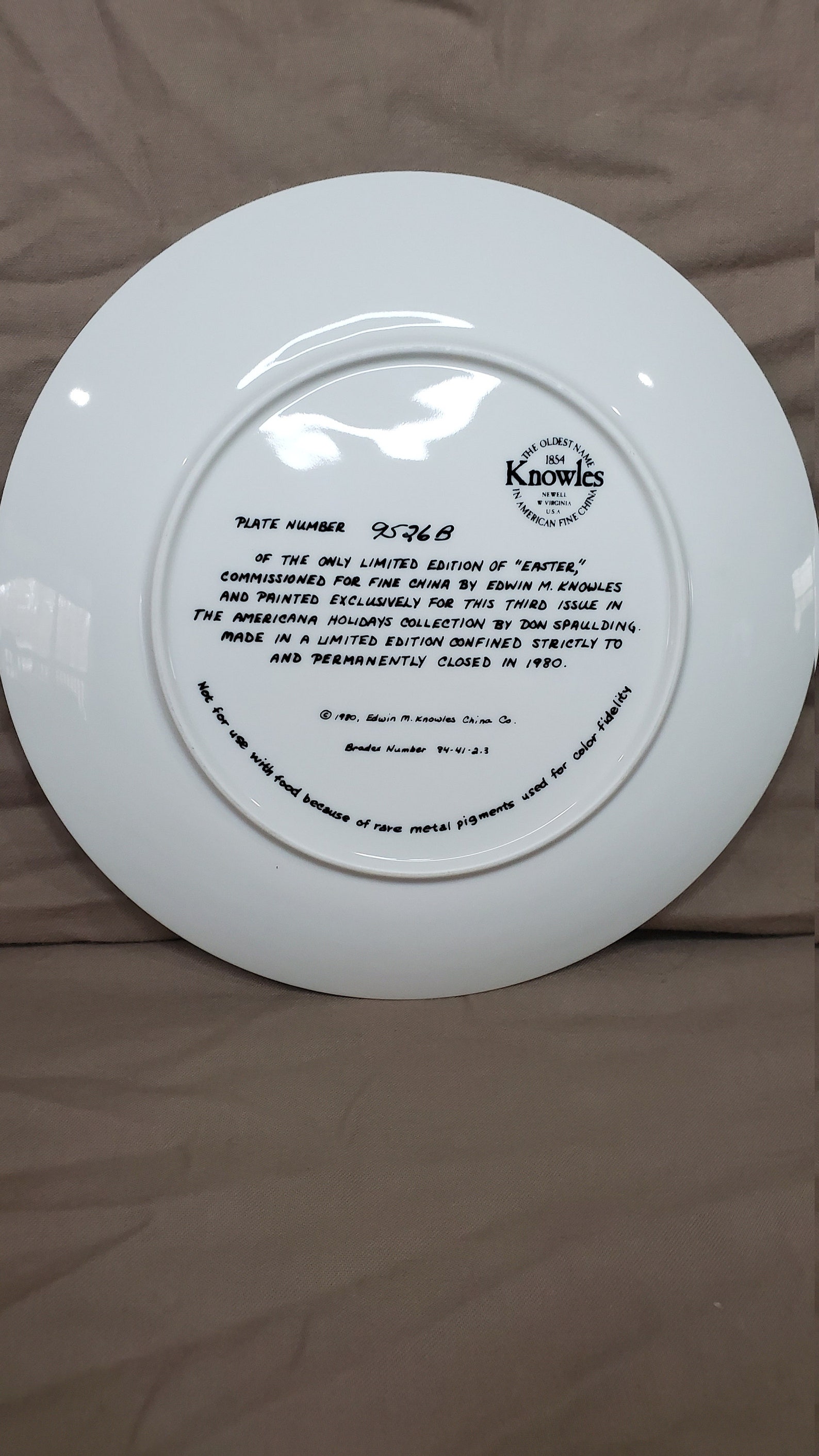 Knowles Plate Number - yn23cee