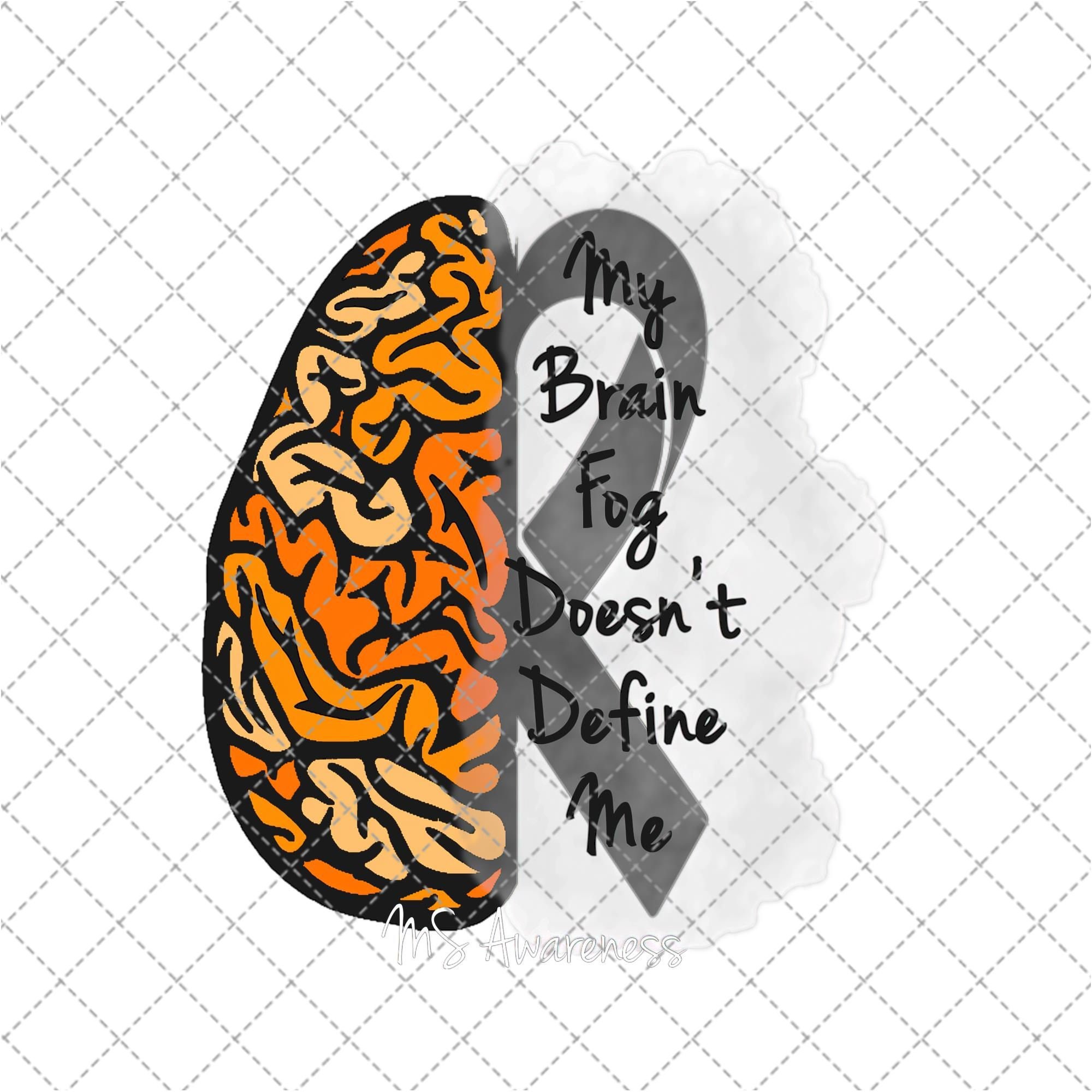 Brain Fog Sticker Png Png Download Png Printable Digital | Etsy