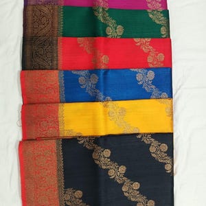 Bottle Green & Red Banarasi Handloom Tussar Raw Silk Kaduwa Weaving Saree | Silk Mark Certified | Dyeable to your choice of color