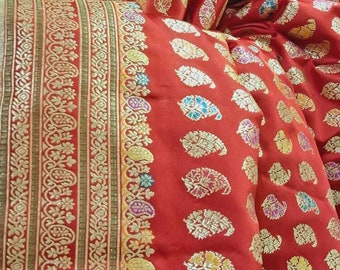 BOTEH, The Paisley | Silk Tatva Banarasi Handloom Double Katan Silk Real Gold Zari Kaduwa Meenakari Signature Saree | Silk Mark Certified