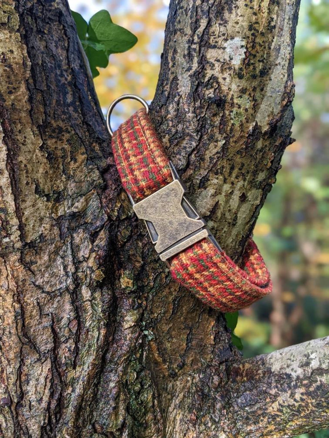 Paddington Harris Tweed Dog Collar Etsy