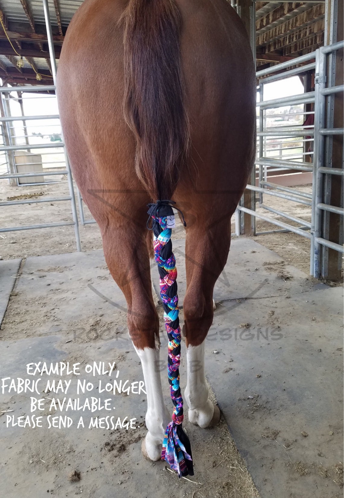 Custom Braid In Tail Bag for Horses Etsy