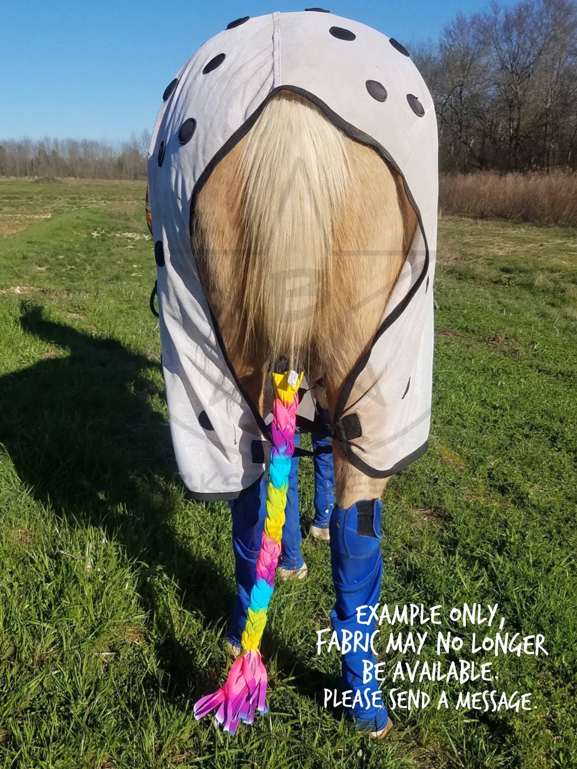 Custom Braid In Tail Bag for Horses Etsy