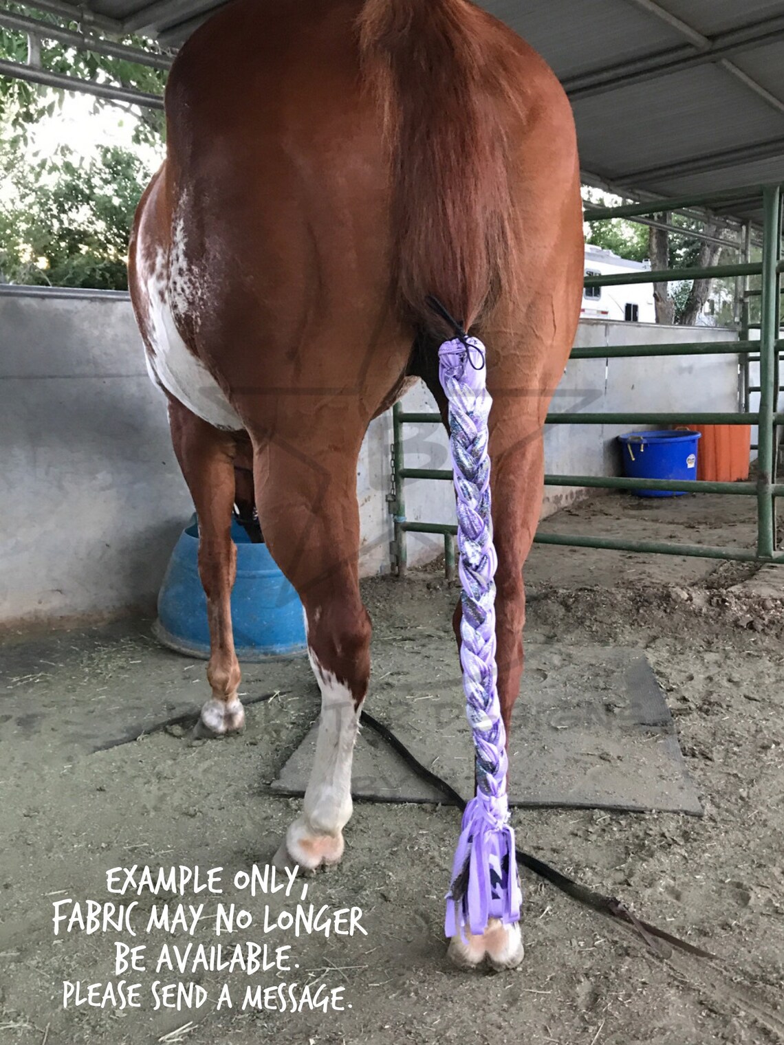 Custom Braid In Tail Bag for Horses Etsy