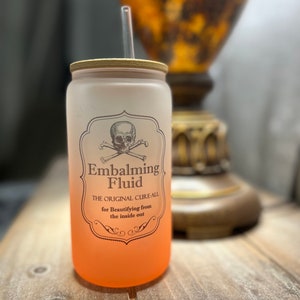 Embalming Fluid Tumbler, Gift for Embalmer, Macabre, Funeral Director, Embalming Fluid Cup, Formaldehyde Tumbler, Gift for Mortician, image 5