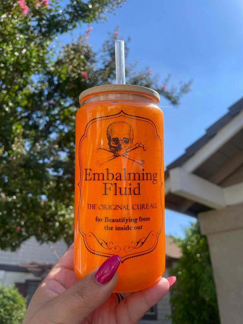 Embalming Fluid Tumbler Gift for Embalmer Snow Globe Etsy
