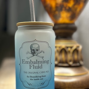 Embalming Fluid Tumbler, Gift for Embalmer, Macabre, Funeral Director, Embalming Fluid Cup, Formaldehyde Tumbler, Gift for Mortician, image 4