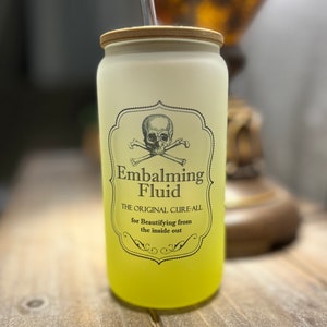 Embalming Fluid Tumbler, Gift for Embalmer, Macabre, Funeral Director, Embalming Fluid Cup, Formaldehyde Tumbler, Gift for Mortician, image 2