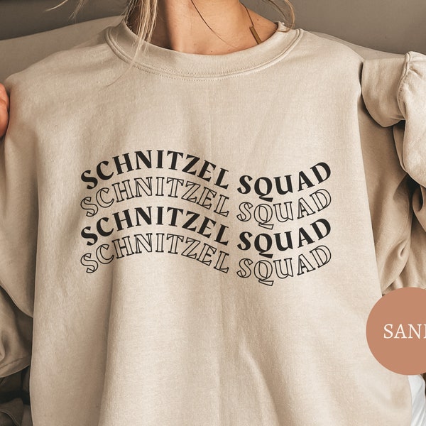 Schnitzel Squad Sweatshirt, passender Bier Fest Pullover, Schnitzel Crew, Oktoberfest passender Crewnecks, Pullover für Friends Group