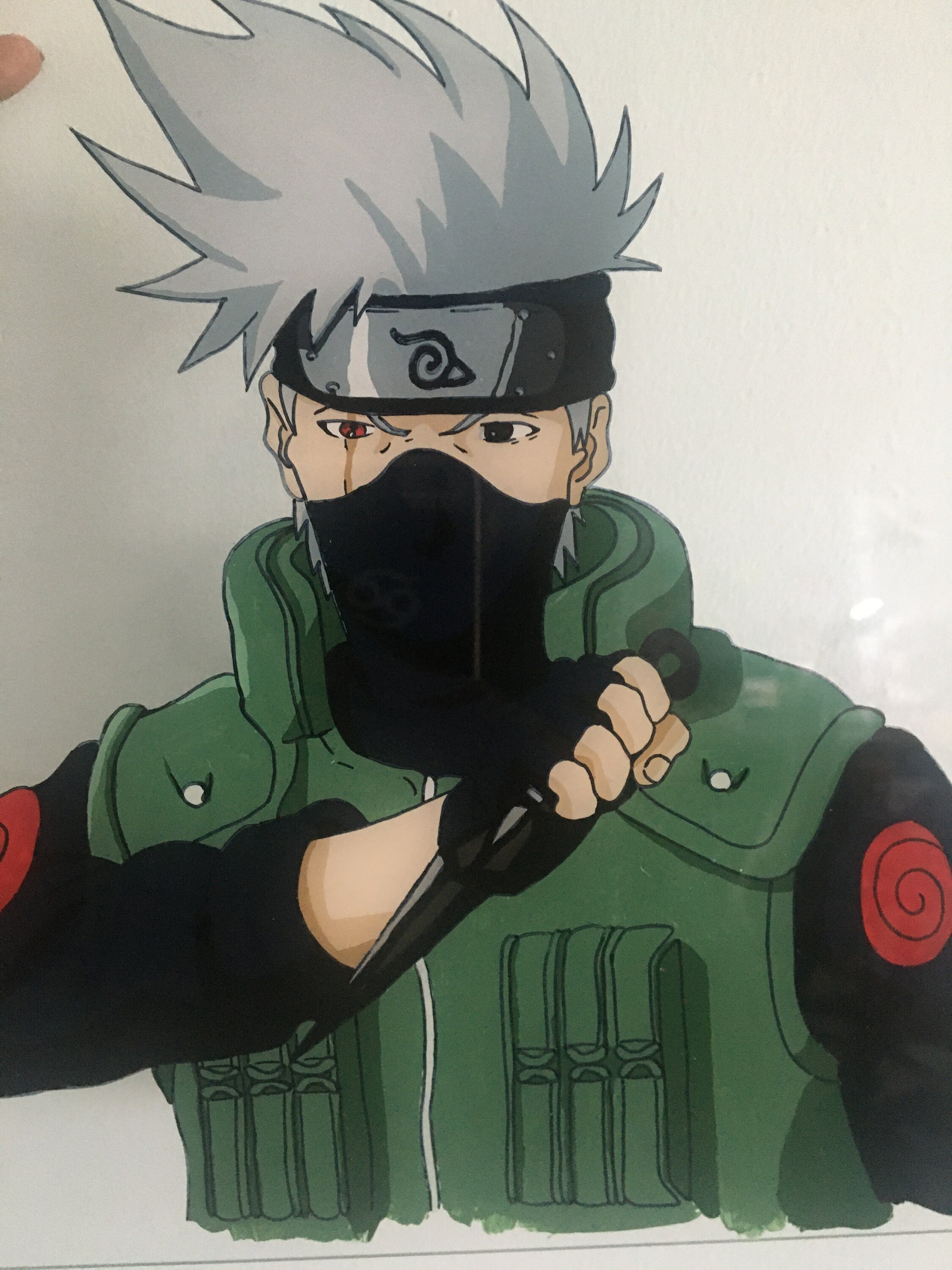Kakashi Glasspainting | Naruto
