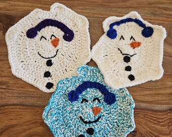 PATRÓN DE GANCHILLO: Almohadilla térmica de muñeco de nieve derretido, Patrón de descarga digital instantánea, Patrón de crochet para regalo de inauguración de la casa, Patrón de muñeco de nieve de invierno