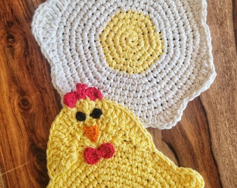 Montaña De Pollo De Ganchillo, Decoración De Pollo De Casa Rural, Regalo Para Amantes Del Pollo, Montaña De Huevo, Regalo De Calentamiento de Casa Para Mujeres