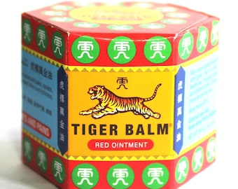 Tiger Balm Red Version - 21g Container - Natural Herbal Relief for Muscle and Joint Pain - ORIGINAL