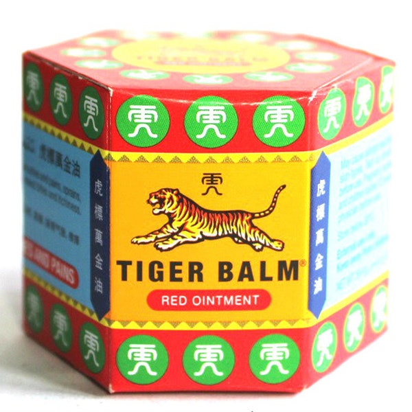 Tiger Balm Red Version - 21g Container - Natural Herbal Relief for Muscle and Joint Pain - ORIGINAL