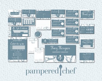 Pampered Chef Business Cards With Qr - Etsy