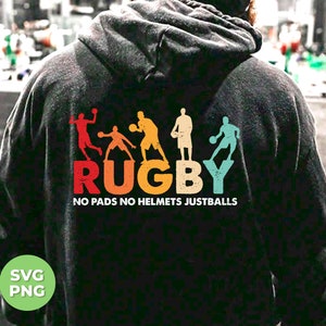 Rugby Png, Retro Rugby Png, Diseño de camiseta de rugby, Love Rugby, Rugby Lover Png, Silueta de rugby, Love Rugby Png, Archivos PNG, Sublimación PNG