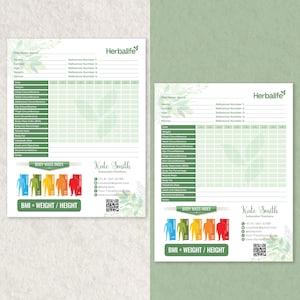 Herbalife Body Mass Index Chart, Herbalife BMI Chart, Personalized Herbalife Business Card, Herbalife Printable Cards, Digital File HE07