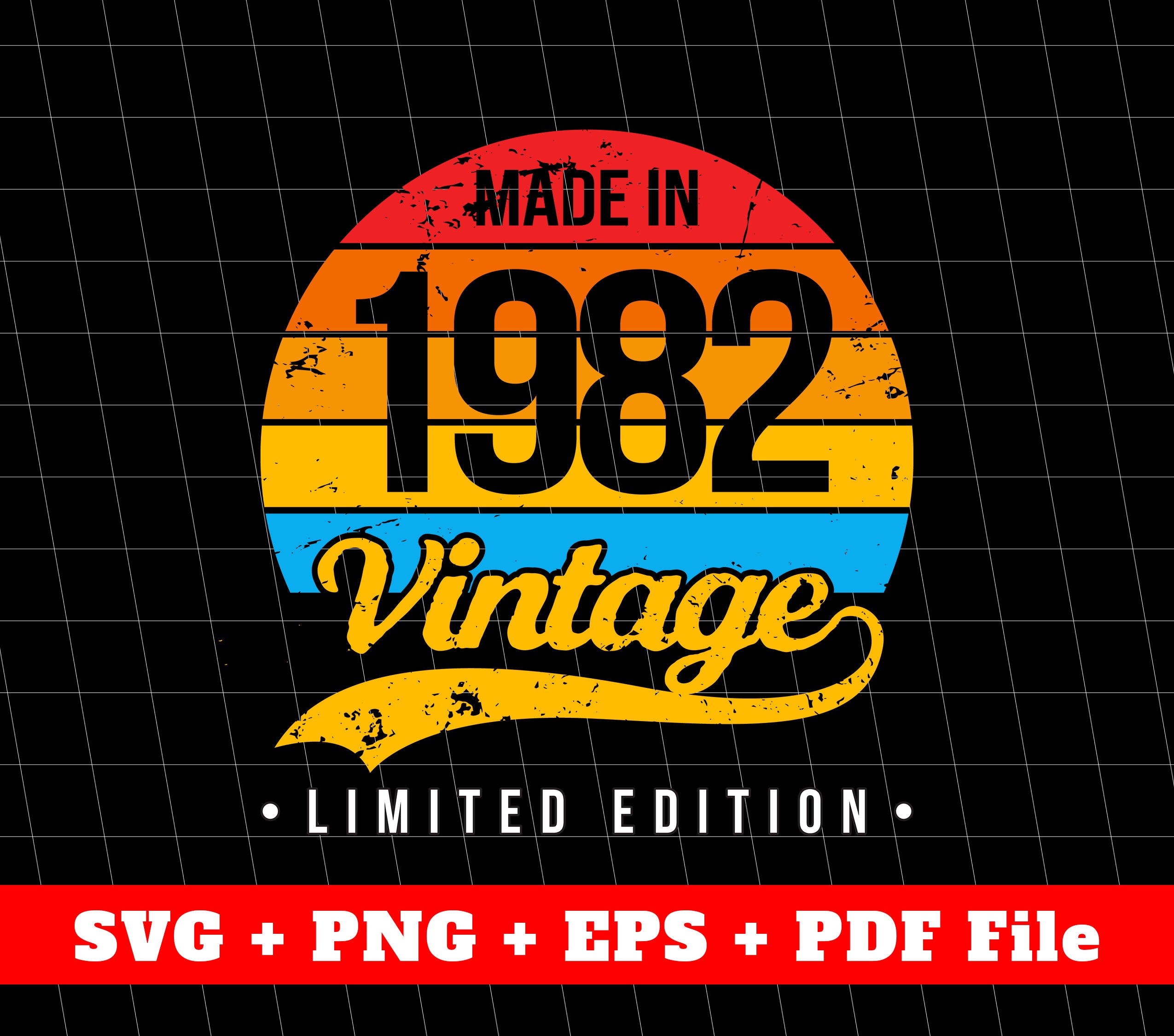 Best of 1982, Retro 1982, Vintage 1982 Gift, Born in 1982, Made in 1982 ...