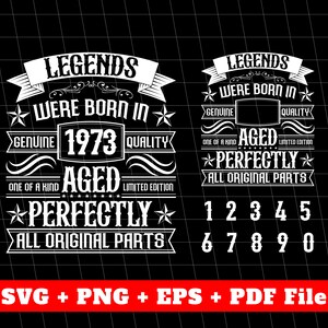Dibujo a mano de regalo de cumpleaños, cumpleaños vintage, año de nacimiento personalizado, diseño de cumpleaños svg para camisa, impresiones digitales, archivos svg, sublimación png