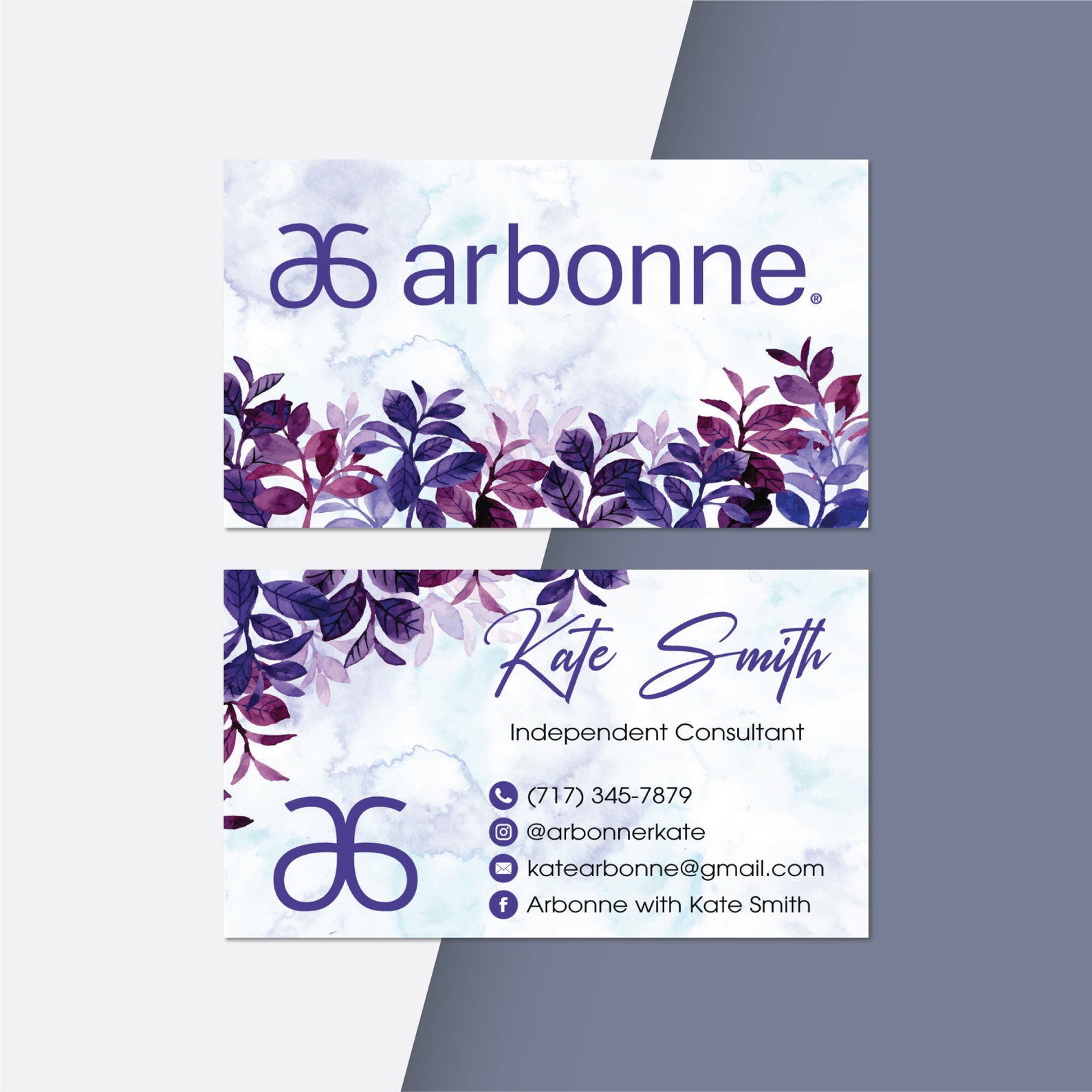 Arbonne Business Card, Arbonne Cards, Personalized Arbonne Business ...