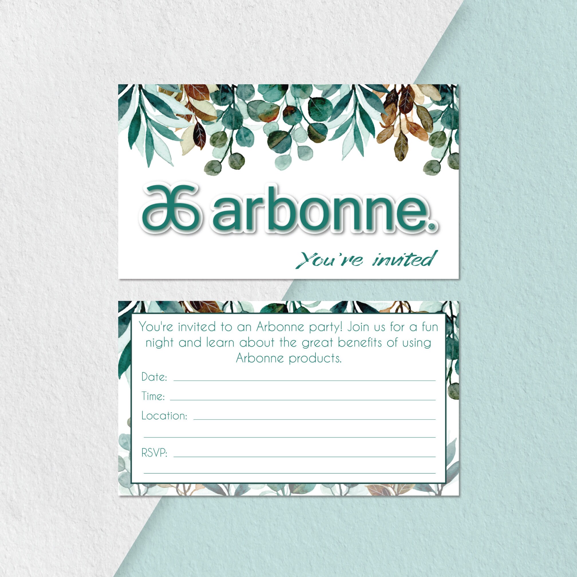 Natural Personalized Arbonne Bundle Arbonne Cards Arbonne - Etsy