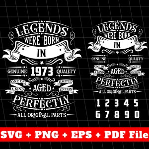 Diseño de cumpleaños svg para camisa, año de nacimiento personalizado, cumpleaños vintage, regalo de cumpleaños sorteo a mano, impresiones digitales, archivos svg, sublimación png