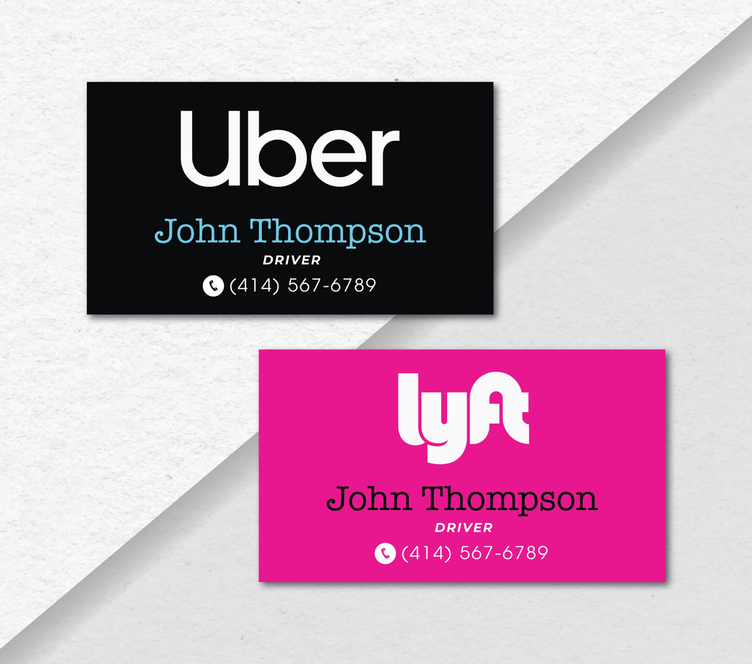 Lyft Marketing, Personalized Lyft Driver Business Card, Lyft Business ...