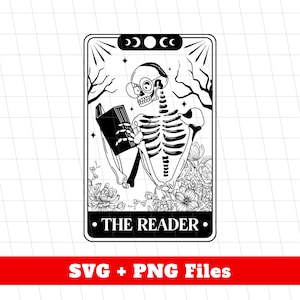 Der Leser SVG, Tarotkarte SVG, Leser Tarotkarte SVG, Leser Tarot SVG, Tarot Design, Leser Design Karte, SVG-Dateien, Png Sublimation
