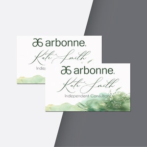 Personalized Arbonne Bundle, Arbonne Cards, Arbonne Business Card ...