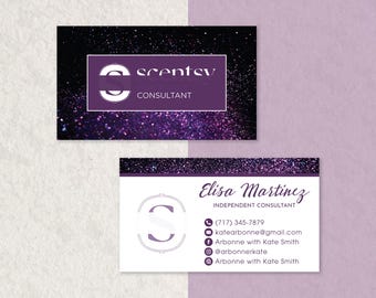 Personalized Business Card, QR Code Business Cards, Custom Business Card, QR Code Card, Fragrance Printable Cards, Digital File SS02