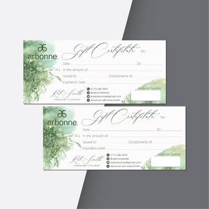 Personalized Arbonne Bundle, Arbonne Cards, Arbonne Business Card ...