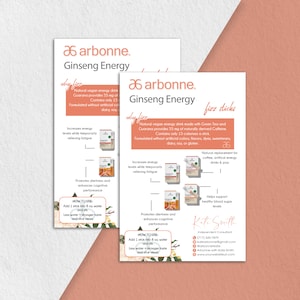 Arbonne Fizz Stick, gepersonaliseerde Arbonne-kaarten, Why Fizz, Arbonne-voorbeeldkaarten Bon Babe Healthy Living, afdrukbare Arbonne-kaart, digitaal bestand