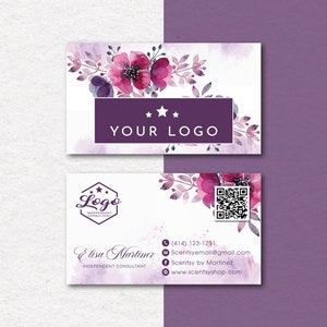 Personalisierte Visitenkarte, QR-Code-Visitenkarten, Benutzerdefinierte Visitenkarte, QR-Code-Karte, Duft druckbare Karten, digitale Datei SS06