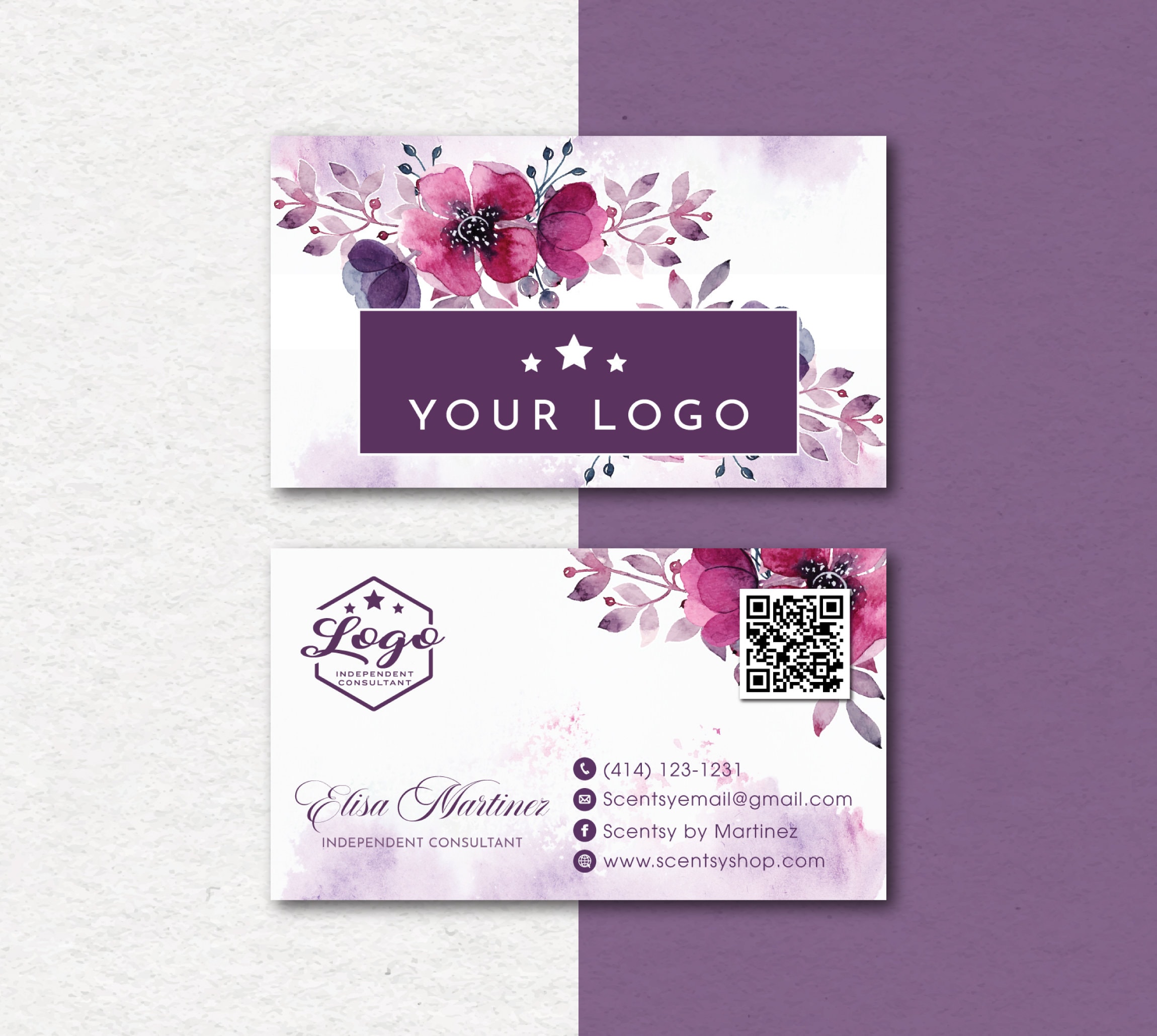 Personalized Business Card, QR Code Business Cards, Custom Business