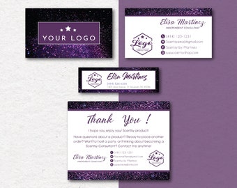 Personalized Marketing Business Cards, Full Kit Business Cards, Custom Marketing Kit, Fragrance Printable Cards, Digital File SS02