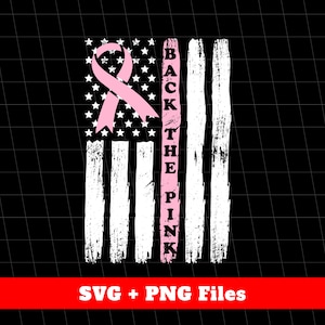 Back The Pink Svg, Breast Cancer Awareness Month Svg, Breast Cancer Awareness Shirts, You Are Not Alone Shirts, Svg Files, Png Sublimation