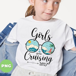 Kreuzfahrten für Frauen 2026 & 2027, Kreuzfahrten für Frauen 2027, Sommerfeeling, Zeit für eine Kreuzfahrt, T-Shirt-Design für Kreuzfahrten, PNG-Datei für T-Shirts, Sublimationsdruck