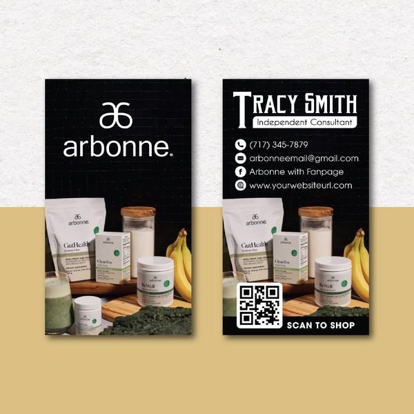 Arbonne Business Cards - Etsy