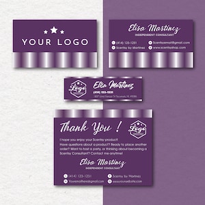 Personalisierte Marketing-Visitenkarten, Visitenkarten Komplettset, Benutzerdefiniertes Marketing-Kit, Duftkarten, Digitale Datei SS03