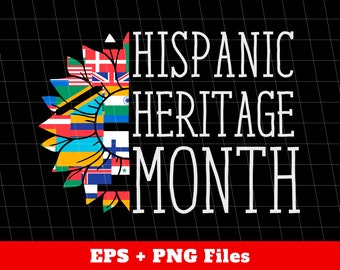 Latinamerikansk älskare EPS, Latinamerikansk kulturarvsmånad EPS, Latinamerikanska flaggor EPS, Kulturarvsmånad EPS, Latinamerikanska EPS, Svg-filer, PNG-sublimering