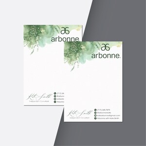 Personalized Arbonne Bundle, Arbonne Cards, Arbonne Business Card ...