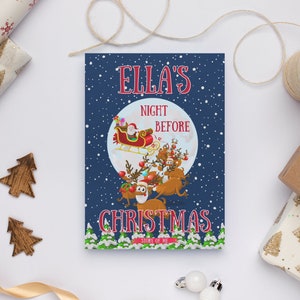 Christmas book sale with child's name